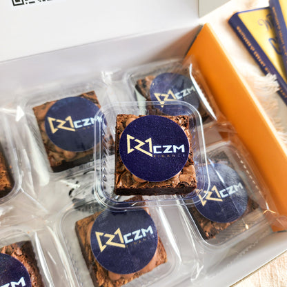 CORPORATE LOGO / EDIBLE PHOTO IMAGE BROWNIES